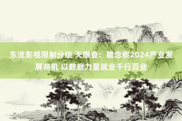 东流影视限制分级 天眼查：瞻念察2024产业发展商机 以数据力量就业千行百业