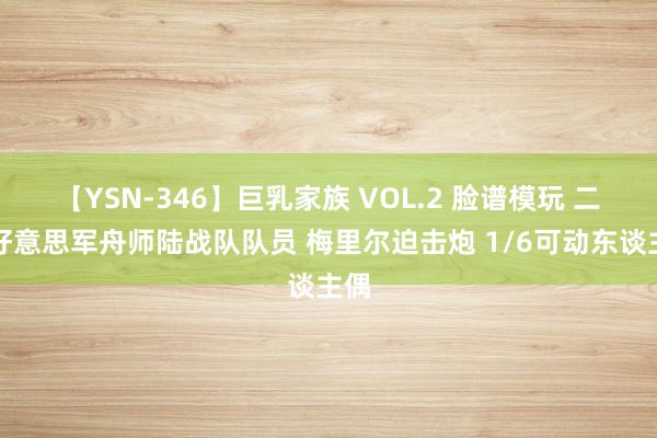 【YSN-346】巨乳家族 VOL.2 脸谱模玩 二战好意思军舟师陆战队队员 梅里尔迫击炮 1/6可动东谈主偶