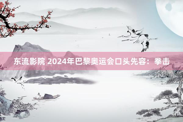 东流影院 2024年巴黎奥运会口头先容：拳击