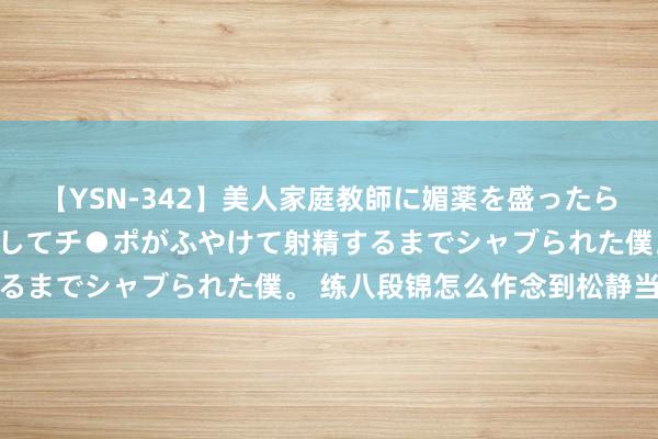 【YSN-342】美人家庭教師に媚薬を盛ったら、ドすけべぇ先生に豹変してチ●ポがふやけて射精するまでシャブられた僕。 练八段锦怎么作念到松静当然