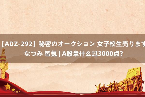 【ADZ-292】秘密のオークション 女子校生売ります なつみ 智氪 | A股拿什么过3000点？