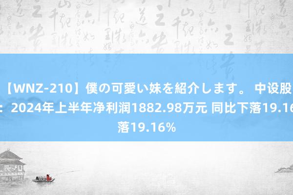 【WNZ-210】僕の可愛い妹を紹介します。 中设股份：2024年上半年净利润1882.98万元 同比下落19.16%